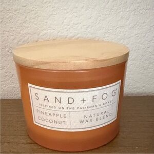 NWT Sand + Fog Pineapple Coconut Scented Candle